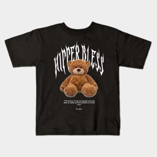 Hipperbless - Funny Bear Kids T-Shirt